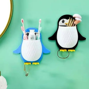 Penguin Design Toothpaste Holder