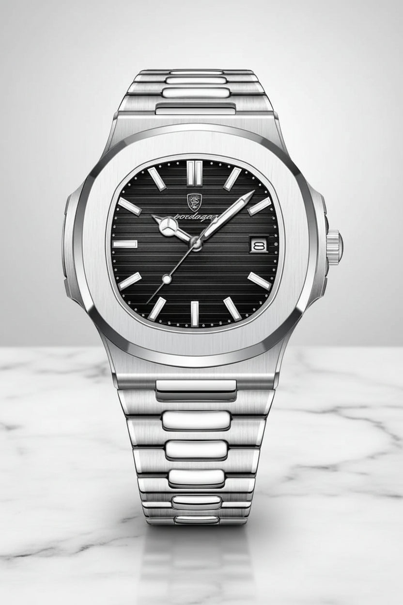 Luxury Stainless Steel Watch